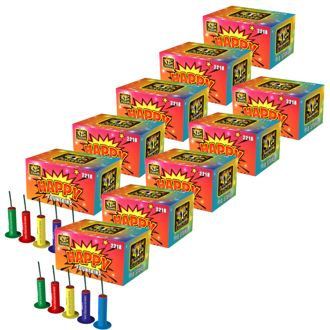 SUPER AANBIEDING 10 PAK Happy Fountains